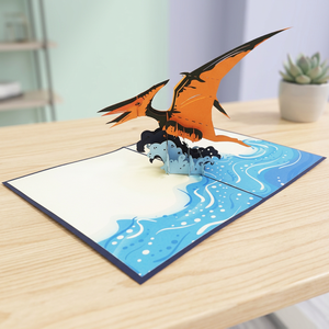 Carte pop-up 3D animaux tendance, design personnalisé, découpée au laser, artisanat en papier fait main, Vietnam Hanoï, meilleure vente, impression offset, Thanksgiving - Product Image 3
