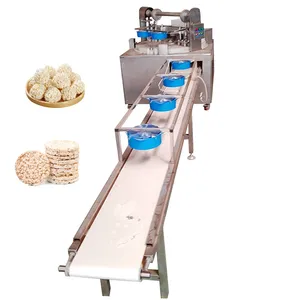 Factory Supply Puffed Pop Reis Kuchen Ball Maschine Müsli riegel Energie Snack Food Bar Making Machine
