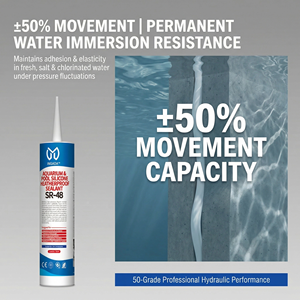 Scellant silicone SR-48 pour aquariums et piscines, résistant aux intempéries - Product Image 1