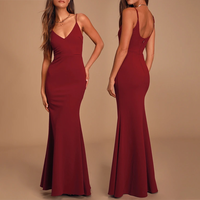 Encuentre el mejor fabricante de vestidos corte sirena rojo y vestidos  corte sirena rojo para el mercado de hablantes de spanish en alibaba.com