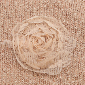 Warm Soft Stretch 240gsm Polyester Rayon Spandex Flower Rose Knit Embroidery <strong>Hacci</strong> Sweater <strong>Fabric</strong> - Product Image 4