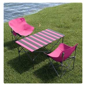 ชุดโต๊ะและเก้าอี้พับได้ไม้ไผ่สไตล์โมเดิร์น สำหรับใช้งานกลางแจ้ง กันน้ำ น้ำหนักเบา เหมาะสำหรับตั้งแคมป์ ปิกนิก และใช้บนระเบียง - Product Image 3