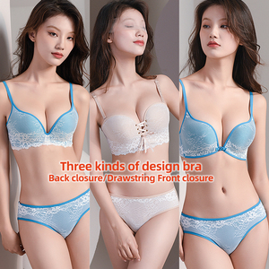 Set di <span class=keywords><strong>Reggiseno</strong></span> e Mutandine Sexy da Donna Taglia 32, Nuovo Design - Product Image 2