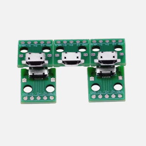 อะแดปเตอร์ MICRO USB เป็น DIP แบบตัวเมีย Type B Micro 5P SMD เป็น DIP 2.54 มม. พร้อมหัวต่อแบบตัวเมียที่เชื่อมติดกับบอร์ด - Product Image 4