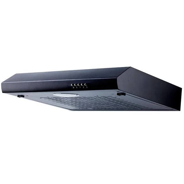 24 Inches Under Cabinet Slim Smart Range Hood Kitchen Smoke Extractor Built in Black Chimney