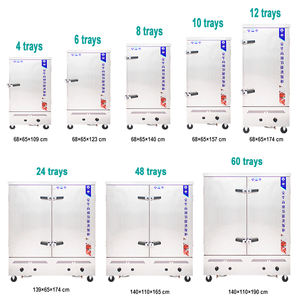 RUITAI معدات طهي تجارية من الفولاذ المقاوم للصدأ تعمل بالغاز الكهربائي للمطاعم ، خزانة أرز بخارية معدنية من المصنع مباشرة - Product Image 6