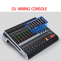 Hot 8 canaux d'entrée DJ Studio Console de mixage se connecter avec un ordinateur Bluetooth USB pour KTV usage domestique activité de Concert interdiction de la musique