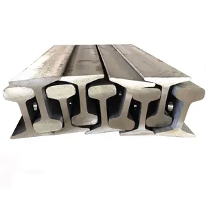 Riel de acero de 50kg GB de proveedor de fábrica de China y riel de acero de alta calidad a la venta