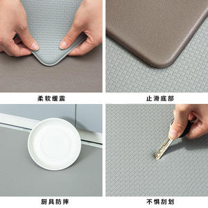 Alfombra de Cocina de PVC Rectangular Antideslizante, Impermeable, Resistente al Aceite, con Diseño Novedoso, para Uso en la Cocina - Product Image 4