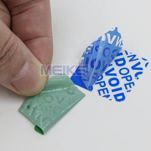 Etichette a prova di manomissione in oro Logo personalizzato vuoto di garanzia impermeabile se rotto adesivi di sicurezza per cosmetici e profumi - Product Image 5