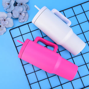 नया डिजाइन 40 औंस स्टेनलेस स्टील वैक्यूम टंबलर ढक्कन और पुआल आइस क्यूब फ्रेंडली लीक-प्रूफ बीपा मुफ्त - Product Image 6