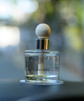 Bouchon de bouteille en verre de luxe parfum personnalisé parfum de voiture arôme 30ml 50ml 100ml capacité gravure personnalisée maquillage