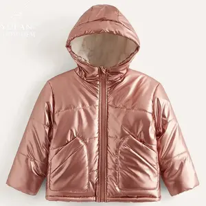 Yufan Custom 2023 Laser Donsjack Kinder Capuchon Donsjas Winter Warm Jack