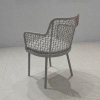 Ensemble table et chaises d'extérieur de luxe pour jardin, villa, balcon, avec table en dalle de roche, mobilier de loisirs extérieur en rotin imperméable