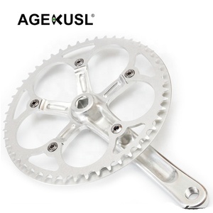 Aceoffix 130 BCD 50T A7075 protector de aleación anillo de cadena de bicicleta de una sola velocidad Uso de rueda de cadena para bicicleta plegable Brompton Fnhon <span class=keywords><strong>Dahon</strong></span> - Product Image 5