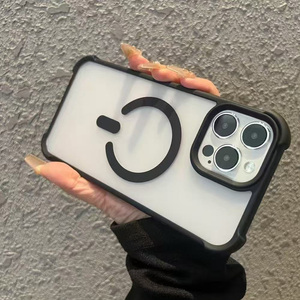 <span class=keywords><strong>Regena</strong></span> Neue Mattierte Magnetische Handyhülle Vier Ecken Sturzsicher Durchscheinende Matte Farbige Handyhülle für iPhones 15 16 Pro Max - Product Image 4
