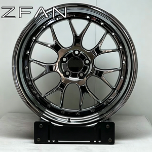 Rines ZFAN de 2 Piezas Estilo Bku LM Cromados Forjados de 18-20 Pulgadas 5x112 5x120 5x130 para <span class=keywords><strong>Porsche</strong></span> 911 BMW G80 G82 M3 M4 - Product Image 3