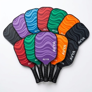 Pala de Pickleball Profesional AVYA Aura Purple Wave T700 de <span class=keywords><strong>Fibra</strong></span> de Carbono Cruda con Núcleo de 16 mm AVYA-AURA-AD-C16-072 - Product Image 5