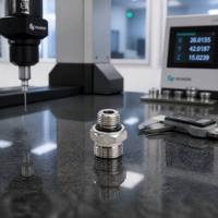 Adaptateur hydraulique BSP à filetage mâle en acier inoxydable forgé de haute qualité avec joint torique captive, plaqué zinc blanc, haute pression