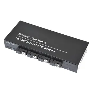 10/100M 4 Fiber optic 2 155M Ethernet network UTP Media Converter switch