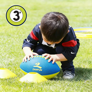 Balones de Fútbol de Espuma de PU Suave Personalizados ZANFUN, Balón de Rugby Deportivo Pequeñ<span class=keywords><strong>o</strong></span> y Fácil de Agarrar para Niños y Bebés - Product Image 4