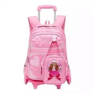 Travel Kids Trolley Wheel Bags Trolley Children School Bag Children Luggage Rolling Case Bags Kids Backpack