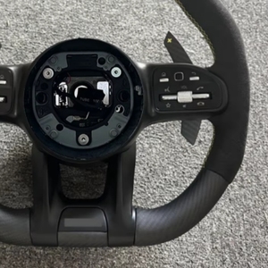 Volant de voiture en fibre de carbone personnalisé pour <span class=keywords><strong>Mercedes</strong></span> benz W205 W206 <span class=keywords><strong>G53</strong></span> G500 G550 W167 W177 W190 W213 W217 W222 W212 W223 W211Amg - Product Image 3