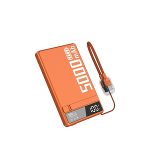 <span class=keywords><strong>Batterie</strong></span> <span class=keywords><strong>externe</strong></span> USB semi-solide <span class=keywords><strong>avec</strong></span> support, 20W, triple charge, affichage numérique, une puce, fonction de support - Product Image 5