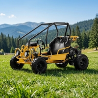 Kandi, kart à pédales tout-terrain à essence à deux places, 110 cm3, 4 temps, transmission par chaîne, pour enfants, buggy des dunes