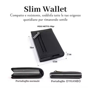<b>Ladies</b> Mini <b>Wallet</b> Rfid <b>Wallet</b> Aluminum Leather for Men <b>Wallet</b> Luxury Leather - Product Image 3