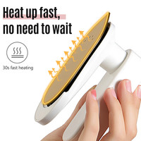 Plancha de Vapor Seco Portátil, Mini Plancha Eléctrica de Viaje Inalámbrica Recargable de Mano