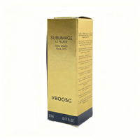 Boîtes cosmétiques portables personnalisées pour parfums et soins de la peau avec gaufrage, emballage en papier écologique, logo personnalisé