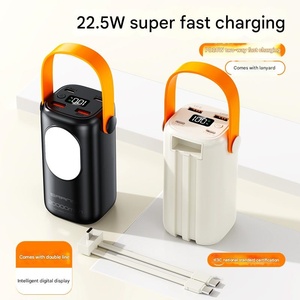 สถานีพาวเวอร์แบงค์แบบพกพา จอแสดงผลดิจิตอลความจุสูง ช่องเสียบ USB Type C สี่ช่อง กำลังไฟ 22.5W 20W - Product Image 5