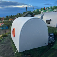 Tente de glamping gonflable DWF pour toutes les saisons, imperméable, portable, pour hébergement en montagne, camping, station balnéaire, location