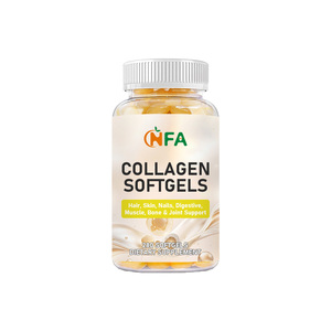 Capsules de collagène végétalien en softgel, marque privée ODM, complément alimentaire, favorise la fonction des articulations, soutient la santé digestive pour les femmes - Product Image 1