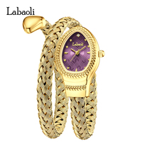 LABAOLI LA865 Édition Luxe Léger Montre Tressée Multicouche pour Femme au Design Unique avec Ouverture Réglable