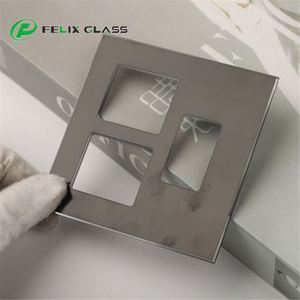 FELIX GLASS Fabricant de cadres en verre trempé découpés sur mesure par CNC pour maison intelligente, avec protection anti-UV IP67, épaisseur 1 mm pour écran d'affichage - Product Image 1