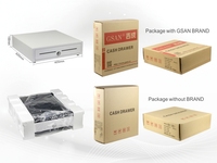 Fabricantes de Cajas Registradoras, Caja Registradora Electrónica de Metal de Alta Calidad de 405 mm para Supermercados y Restaurantes