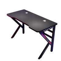 Table de jeu PC en métal de haute qualité avec surface en bois pour gamer, échantillon gratuit en gros