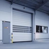 Porte à enroulement automatique à grande vitesse OUTUS, en tissu PVC, porte industrielle à action rapide pour entrepôt, entrée d'usine