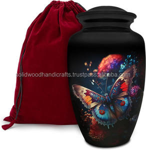 Urnas Funerarias Decorativas de Latón de Alta Calidad, Urnas Hechas a Mano para Hombres y Mujeres - Product Image 1