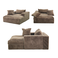 Canapé d'angle moderne modulable et souple à double usage Nouveau canapé-lit en mousse à mémoire de forme à trois places pour le salon de l'appartement ou de la villa