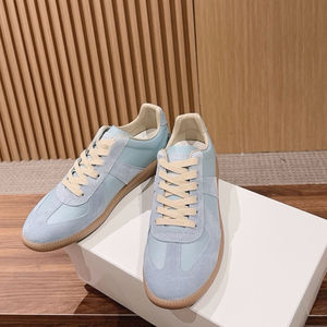 High Quality Designer Style Retro German Trainers Women's Genuine <b>Leather</b> Lace-Up Casual <b>Sneakers</b> Fashion Trend for Daily Wear - Product Image 2