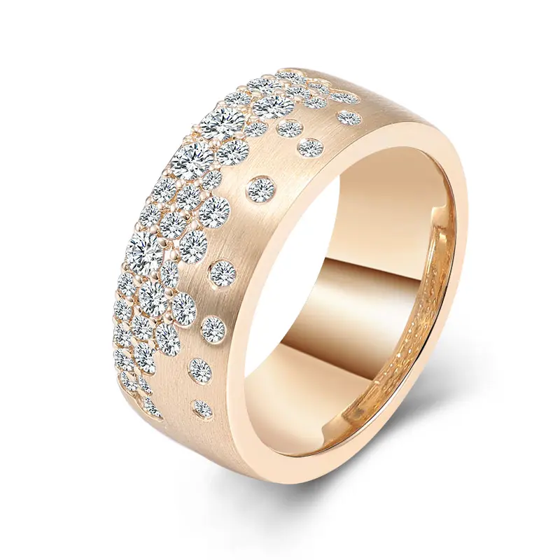 शादी की अंगूठी सेट 18k सोने महिलाओं के लिए हीरा सोने की अंगूठी के साथ 18k असली सोना शादी की सगाई पुरुषों की के छल्ले