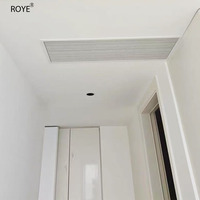 Grille de ventilation linéaire en aluminium de conception moderne pour entrepôt de sous-sol en acier inoxydable