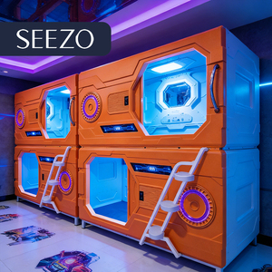 <span class=keywords><strong>Capsule</strong></span> de couchage japonaise compacte à <span class=keywords><strong>prix</strong></span> abordable, lit double superposé pour hôtel, idéal pour les petits espaces comme les pods - Product Image 2