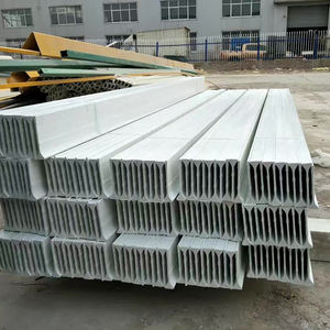 Pultruded FRP Triángulo Forma Frp Floor Beam Vigas de fibra de vidrio Soporte Slat Floor para cerdos - Product Image 2
