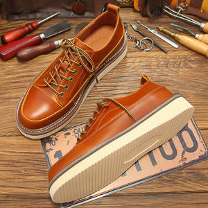 Nouvelles Chaussures Habillées pour Hommes – Chaussures en Cuir de Haute Qualité pour Affaires et Soirées – Confortables en Cuir de Vachette pour la Marche en Extérieur - Product Image 2