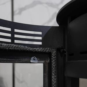 Estufa de chimenea cilíndrica de calefacción de madera de radiador de fácil instalación - Product Image 6