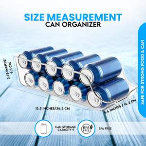 Boîte de rangement d'aliments pour animaux de compagnie de haute qualité Nouveau design Organisateur transparent pour réfrigérateur avec tampon de vidange pour la cuisine et le réfrigérateur - Product Image 2